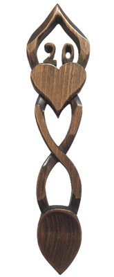 Llwy Garu 20fed Penblwydd Priodas - 019d