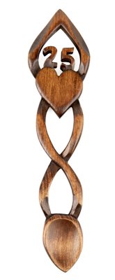 Llwy 25ain Penblwydd Priodas - 020