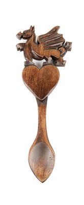 Llwy Garu Fach Y Ddraig - 003b