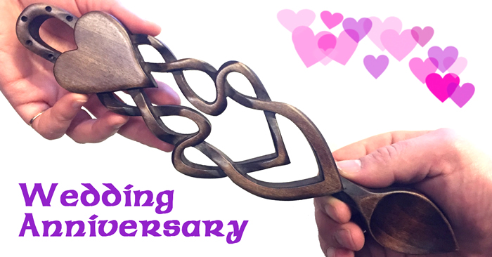 Welsh Love Spoons - Anniversary Gifts 